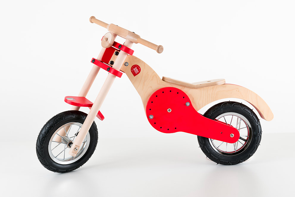 Custom bici in legno per bimbi